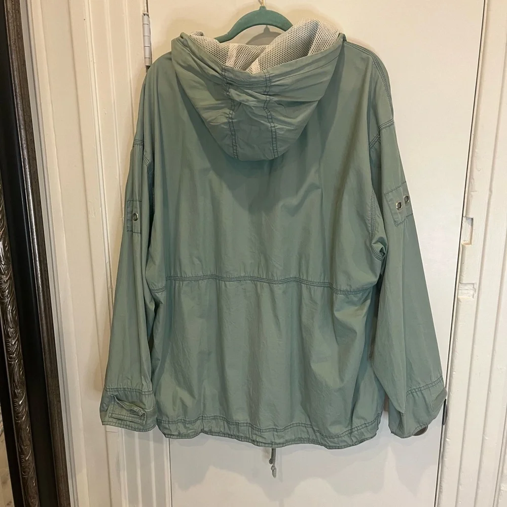 Vintage Gap pull over mint green wind breaker - Picture 8 of 10